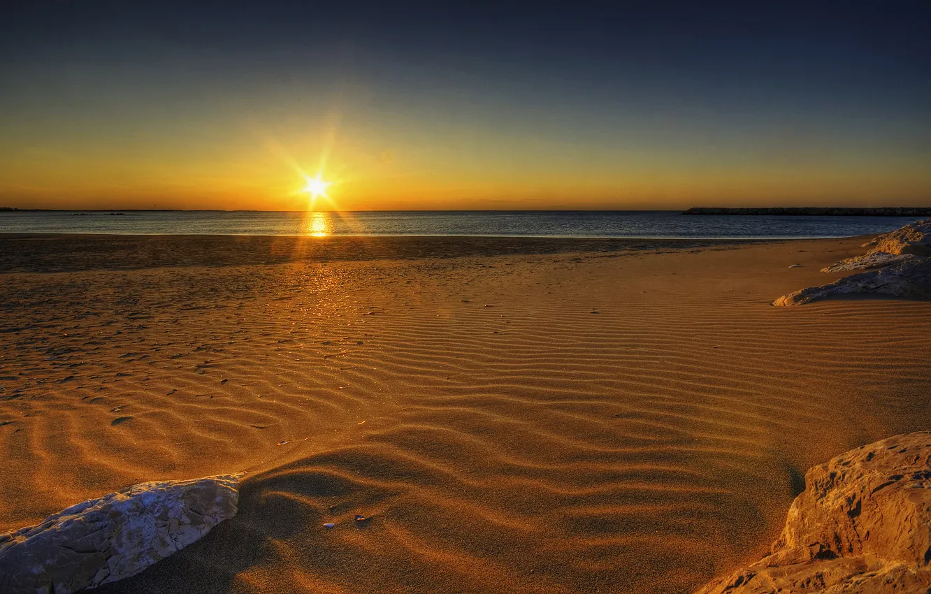 Фото обои песок, море, вода, солнце, фото, океан, побережье, пейзажи