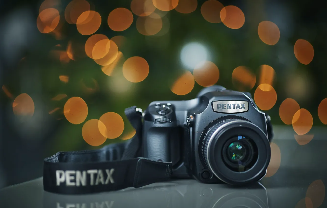 Фото обои макро, камера, Pentax 645Z