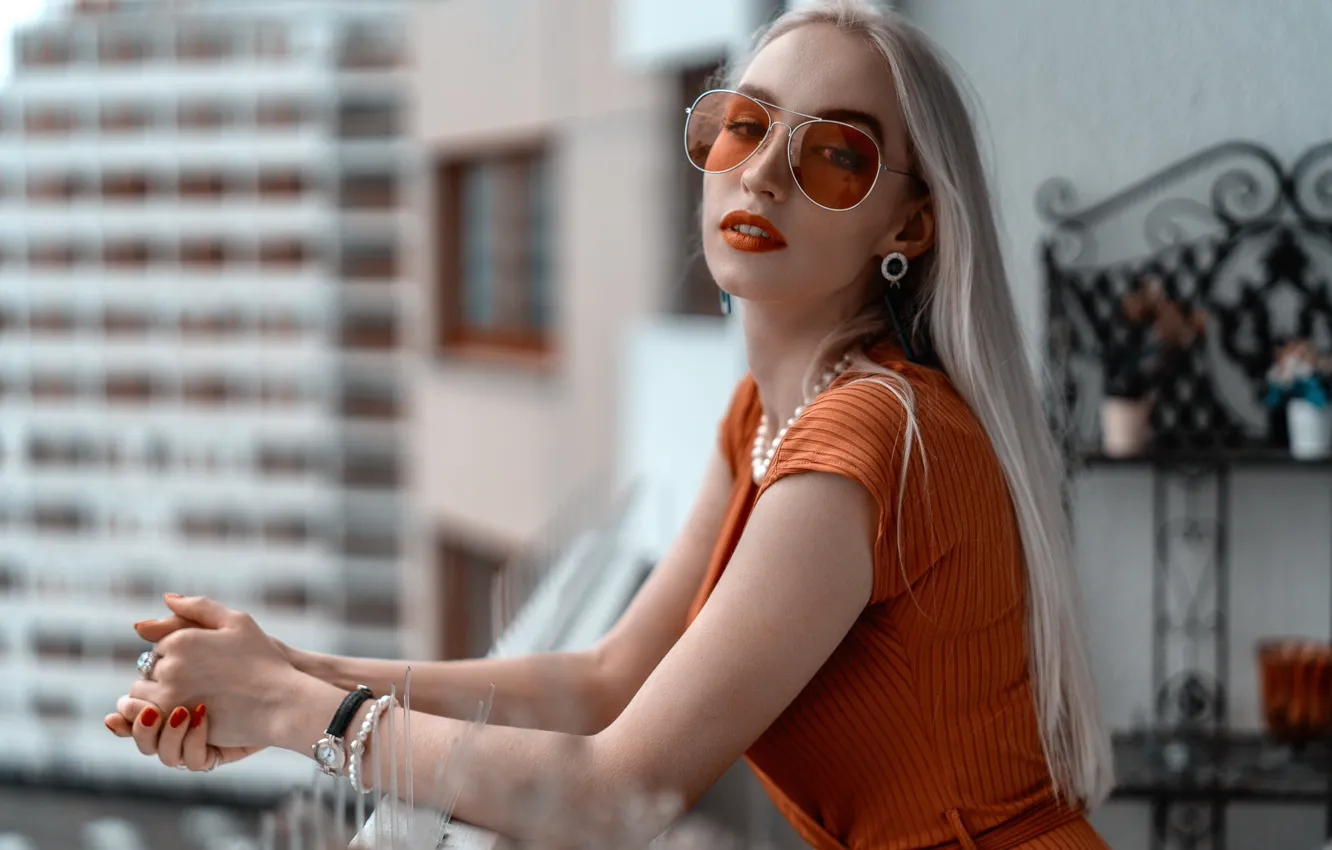 Фото обои девушка, портрет, Lara Waltemode