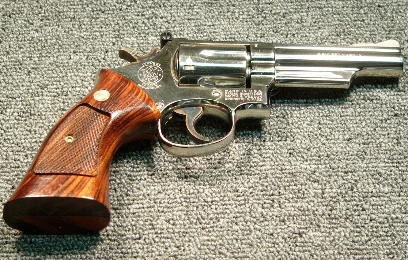 Фото обои пистолет, оружие, SW19 Nickel