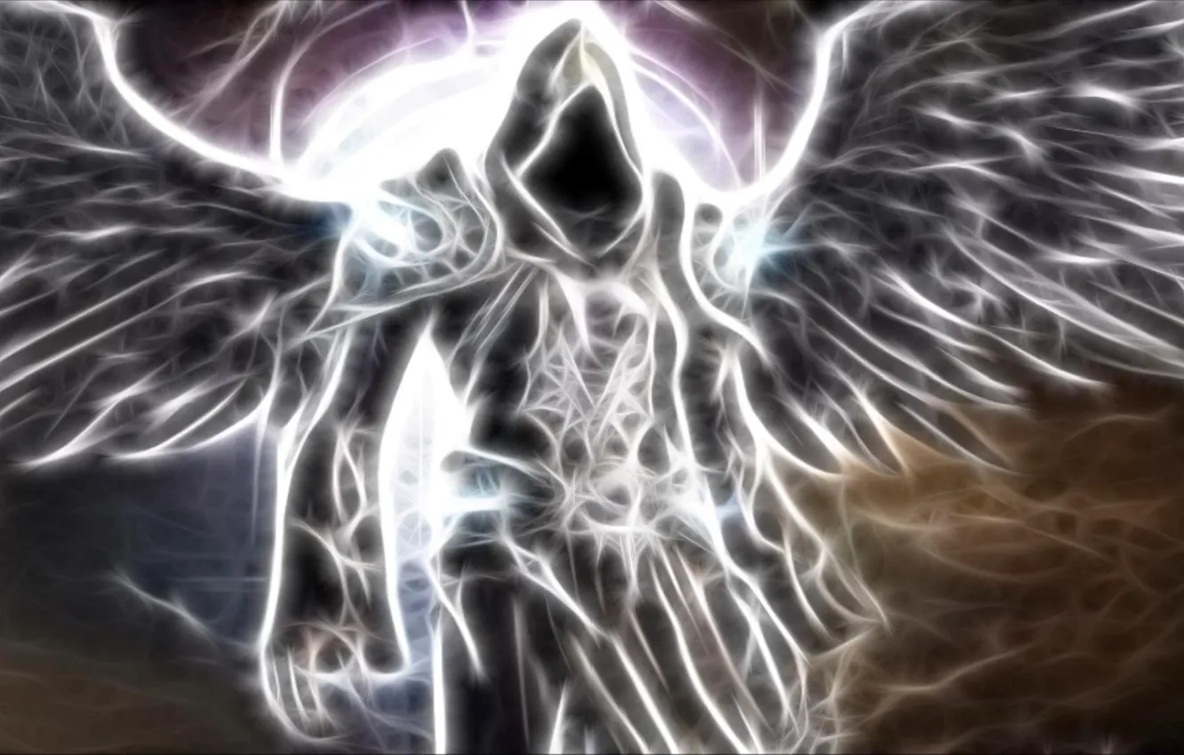 Фото обои Fantasy, Games, Wall, Wallpaper, Angel, Archangel