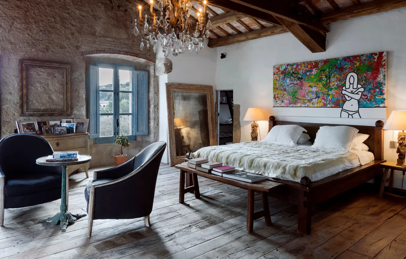 Фото обои дизайн, стиль, комната, интерьер, Испания, спальня, Spain, by Ana Engelhorn Interior Design
