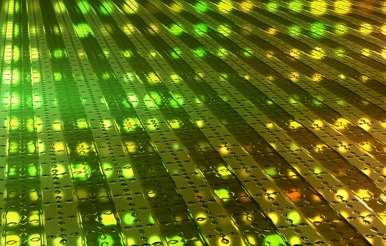 Фото обои поверхность, линии, абстракция, огни, сияние, перспектива, свечение, геометрия