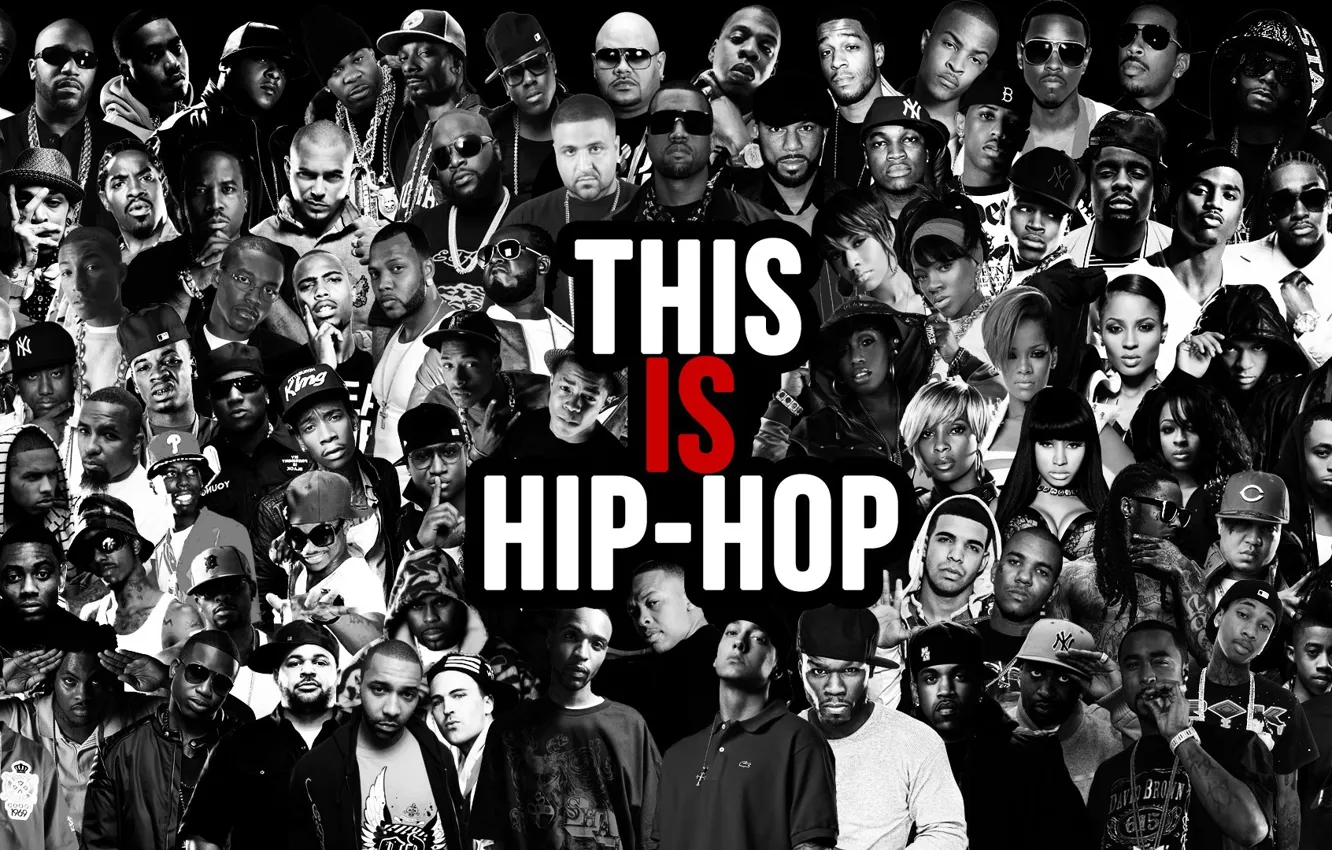 Фото обои Rihanna, Ice Cube, Kanye West, Los Angeles, New York City, Eminem, Marshall Mathers, rap