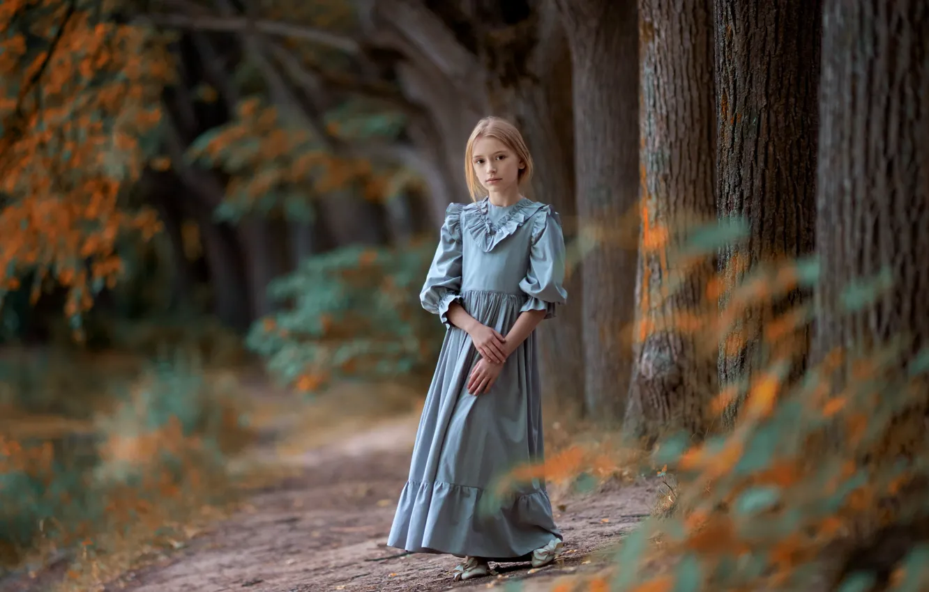 Фото обои платье, девочка, Александр Виноградов, Саша Платонова