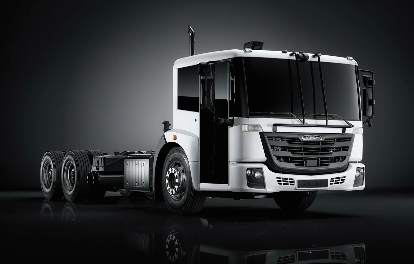 Фото обои фон, грузовик, кабина, Freightliner EconicSD High Roof Cab