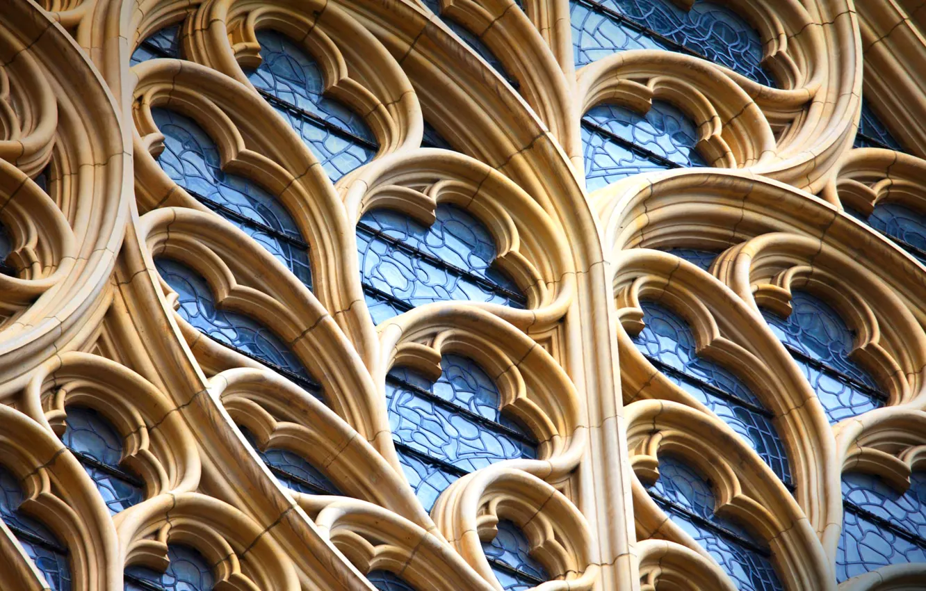 Фото обои Англия, Йорк, фрагмент собора