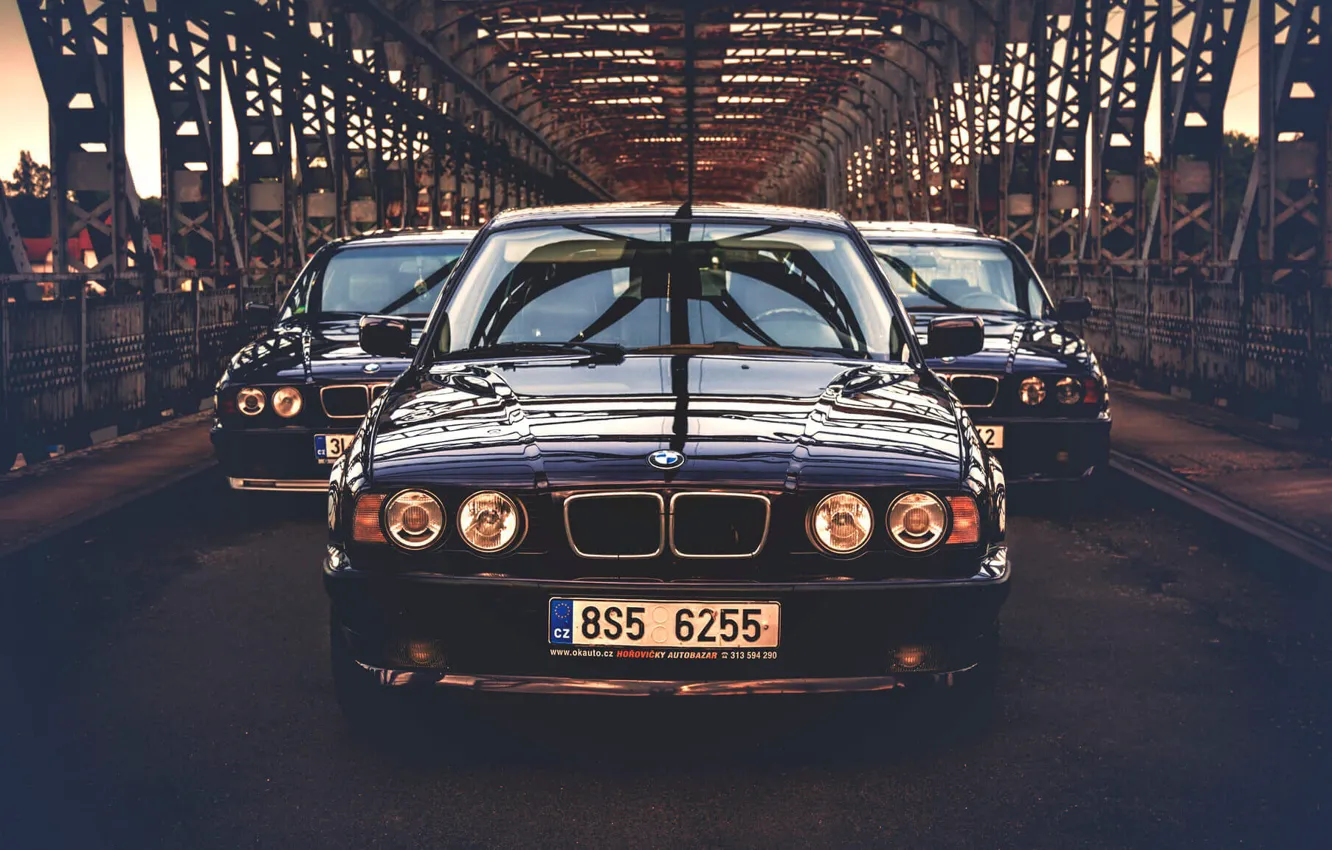 Фото обои BMW, E34, 540i, 5-Series, M5