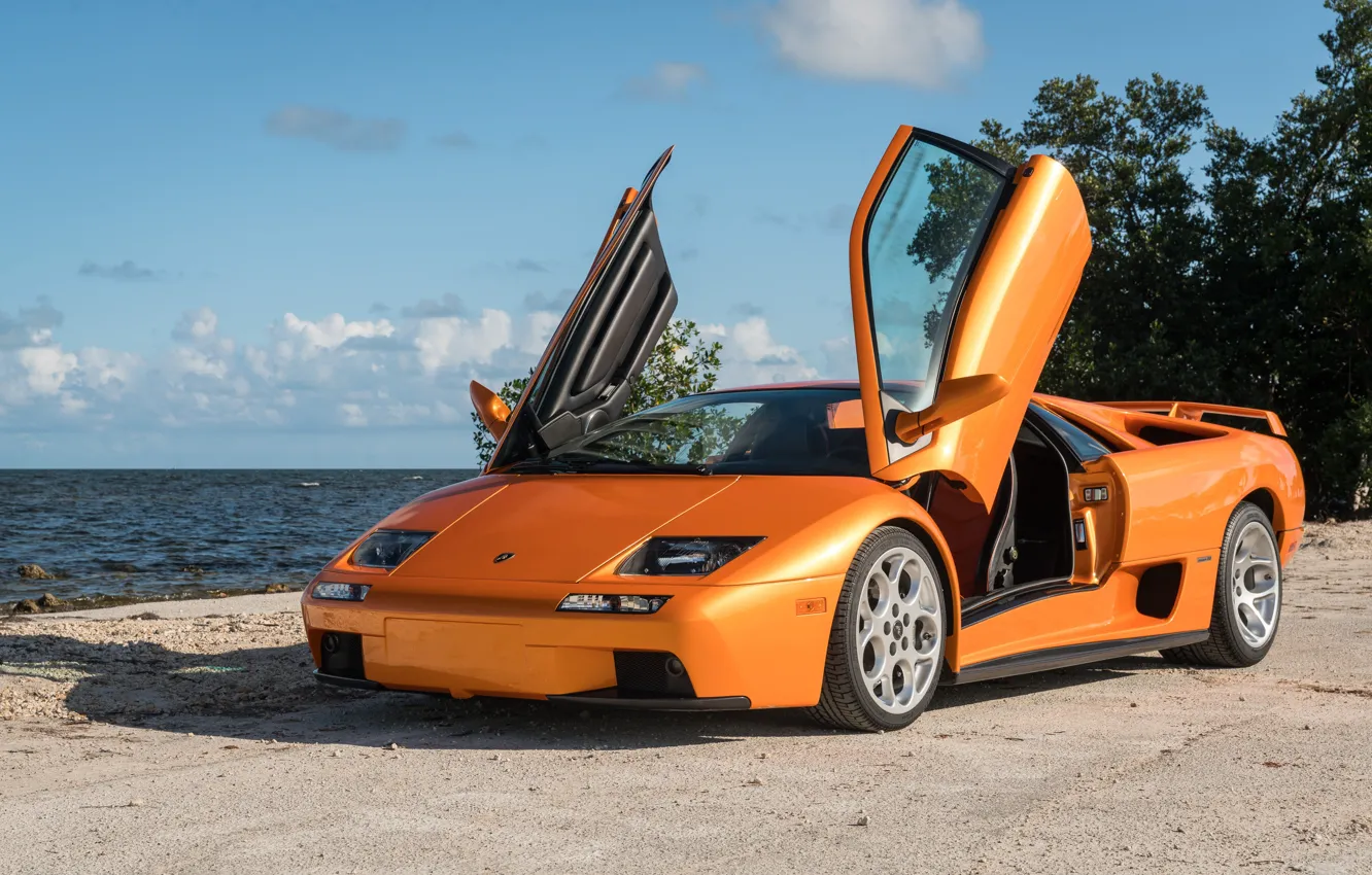 Фото обои Lamborghini, Diablo, lambo door, Lamborghini Diablo VT 6.0