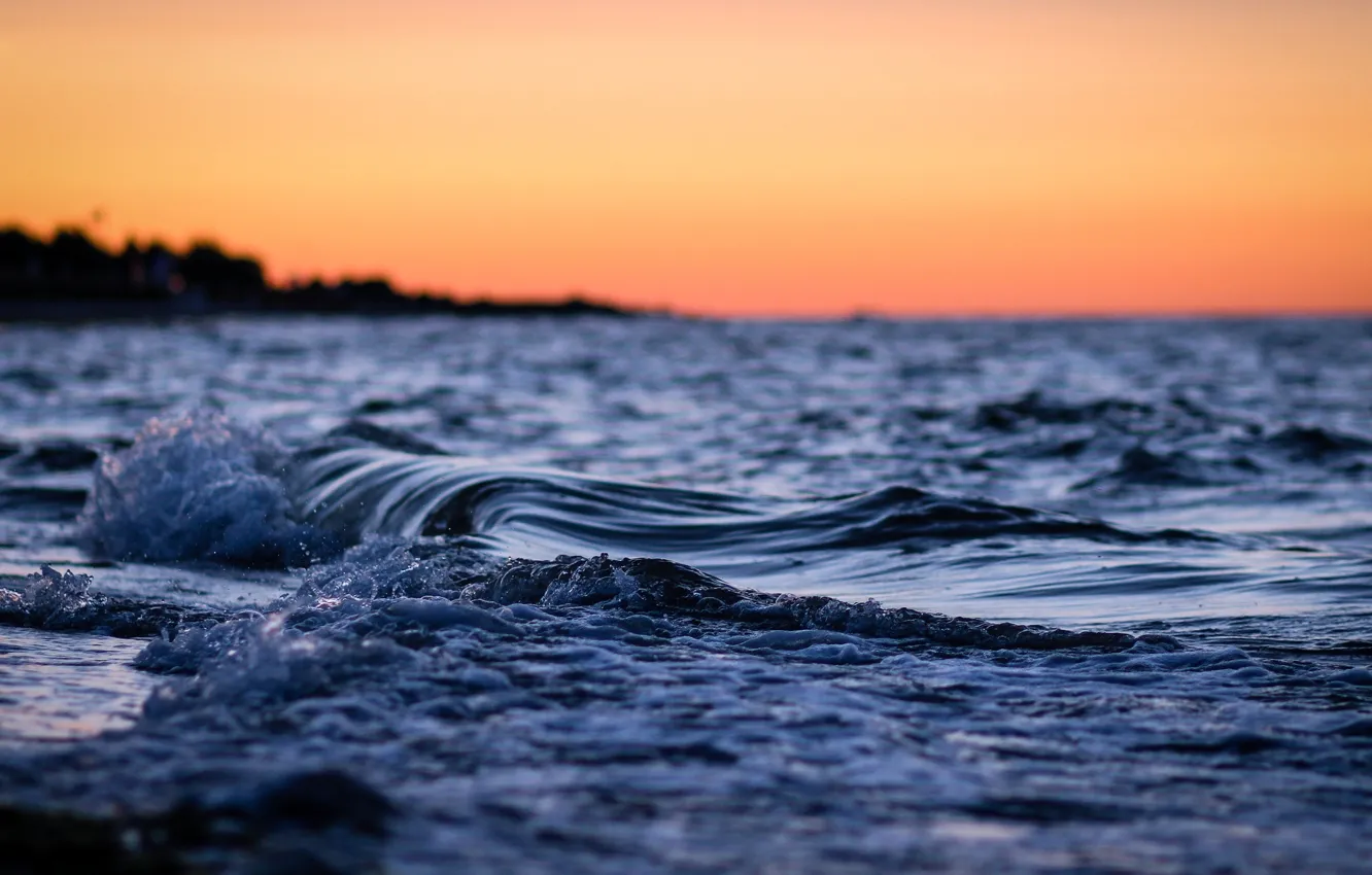 Фото обои море, волны, вода, макро, природа, река, фон, океан