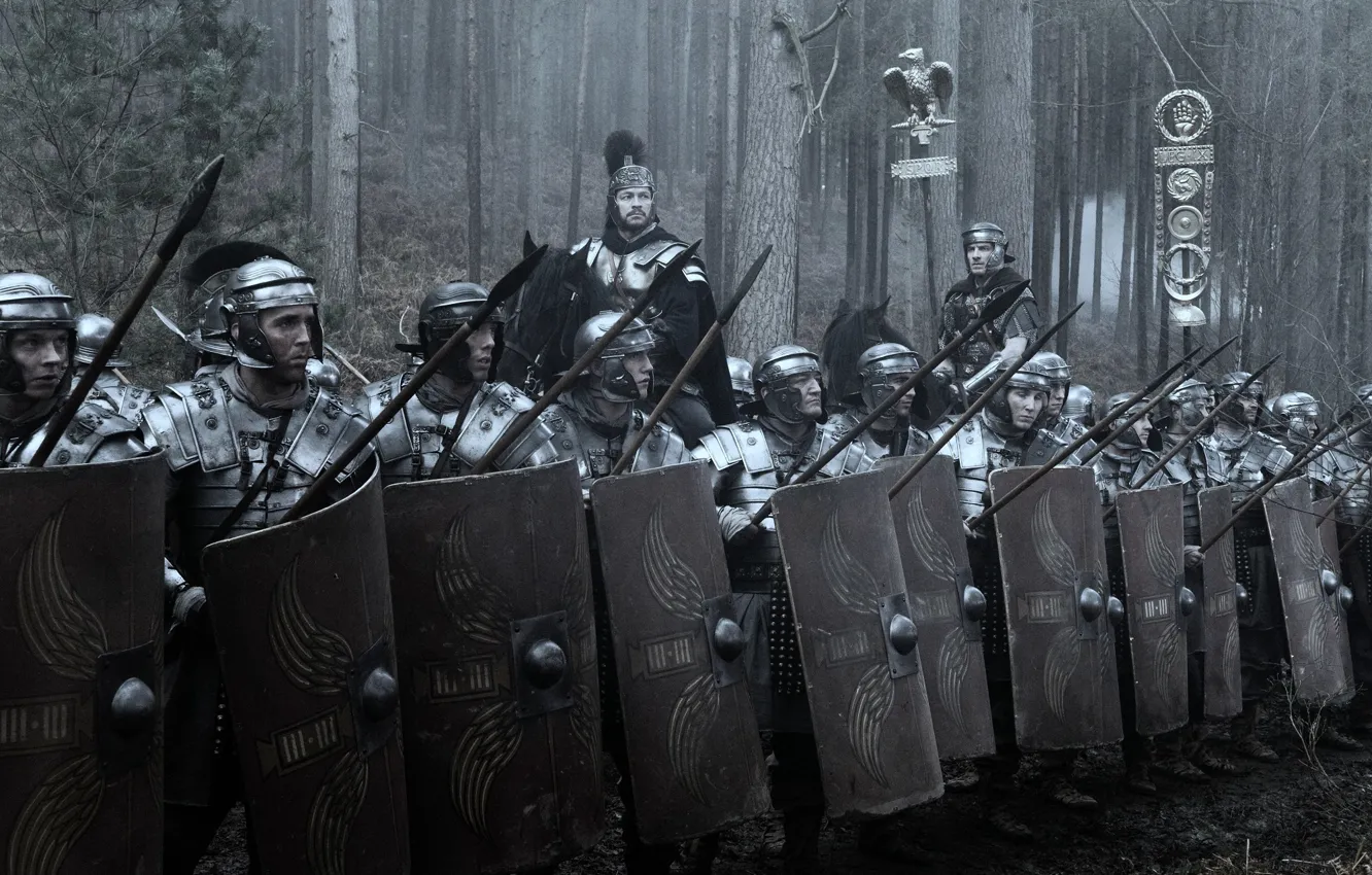 Фото обои лес, Рим, солдаты, легионеры, Центурион, Centurion