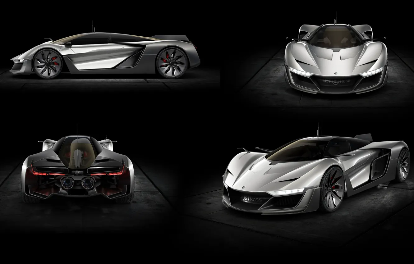 Фото обои Concept, концепт, суперкар, Aero GT, Bell &ampamp; Ross