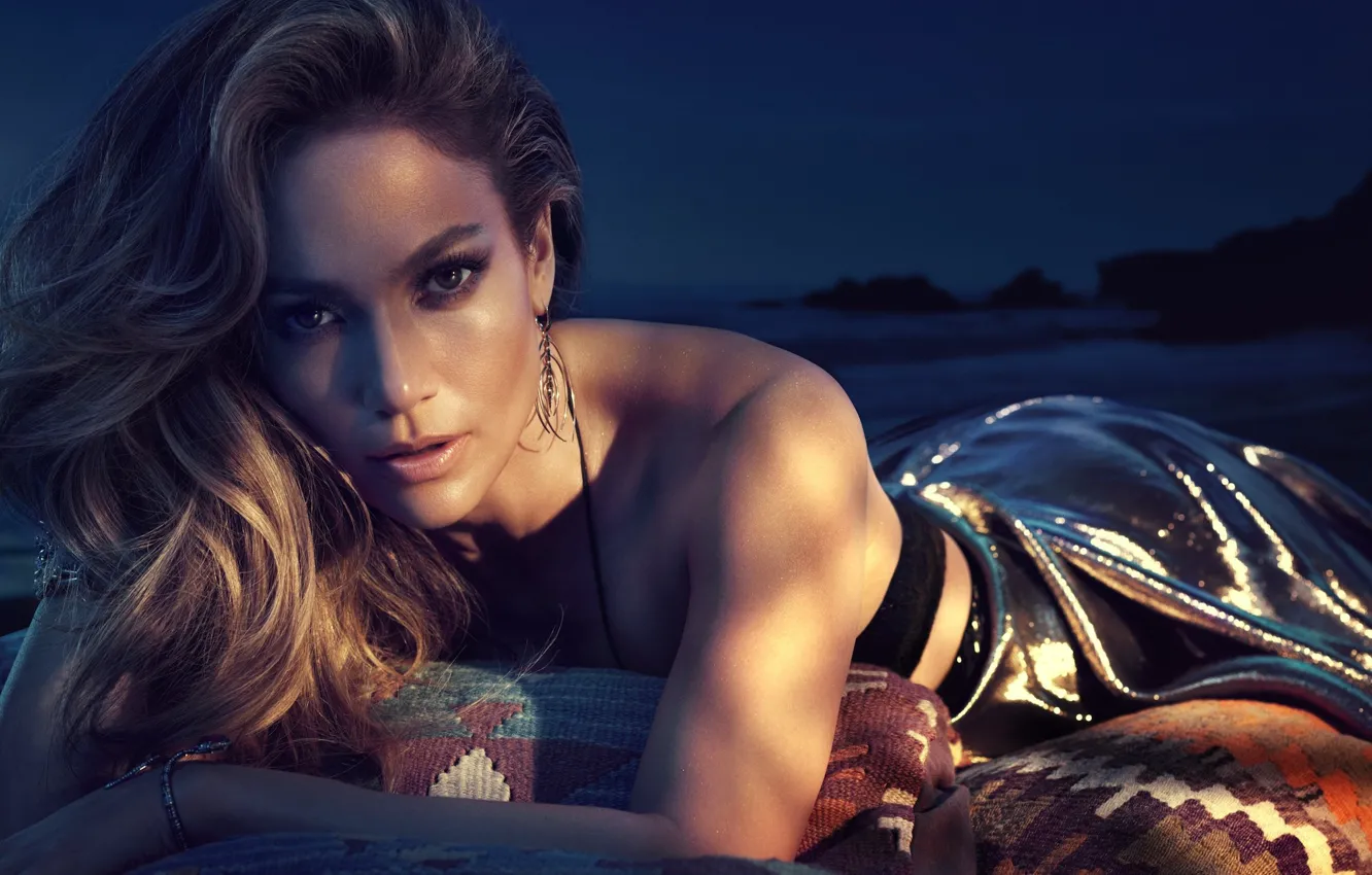 Фото обои взгляд, Jennifer Lopez, знаменитость