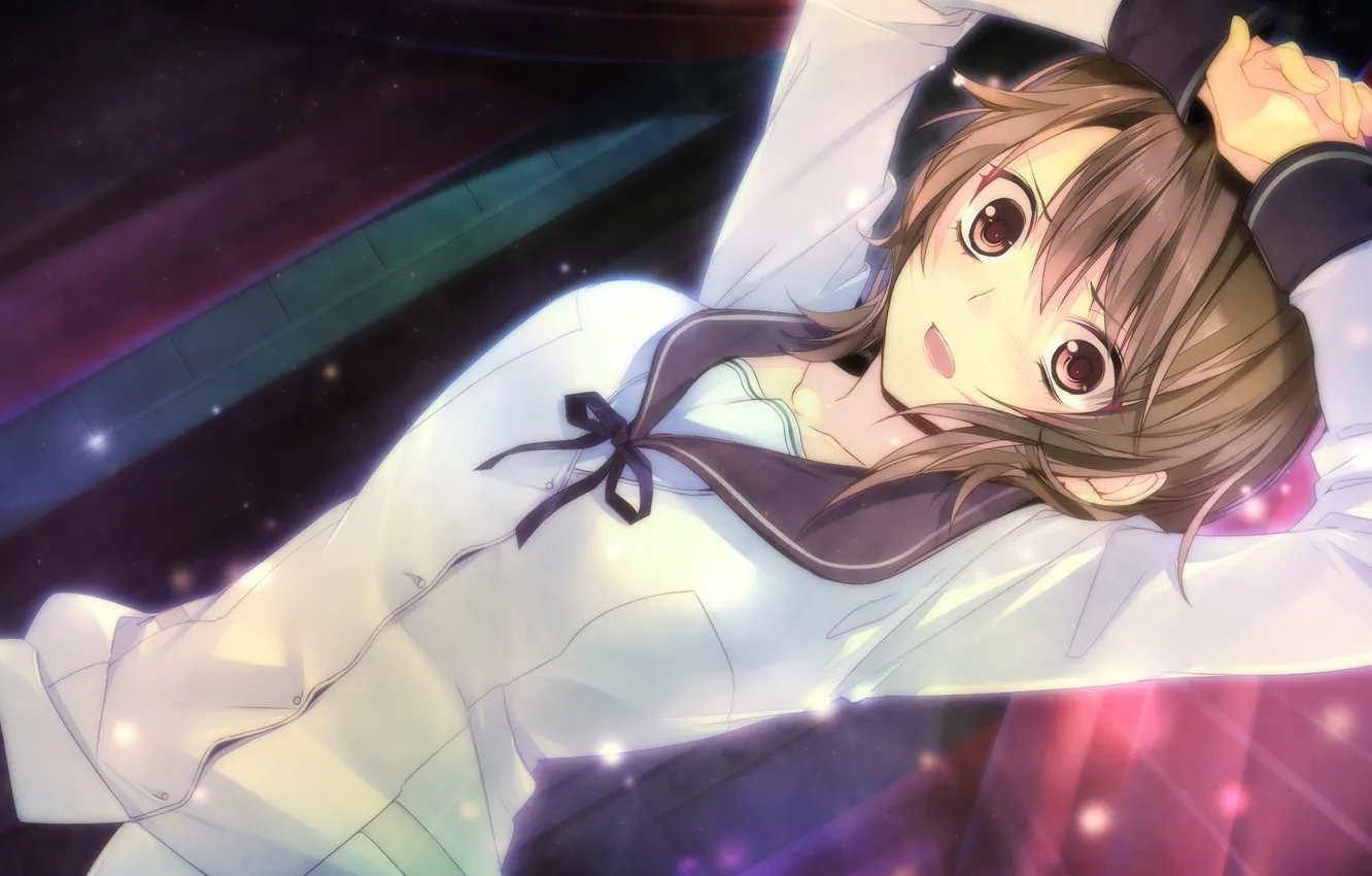 Фото обои Female, Game CG, Manyako (Mohumohu), Negai no Kakera to Hakugin no Agreement, Hajiro Mina