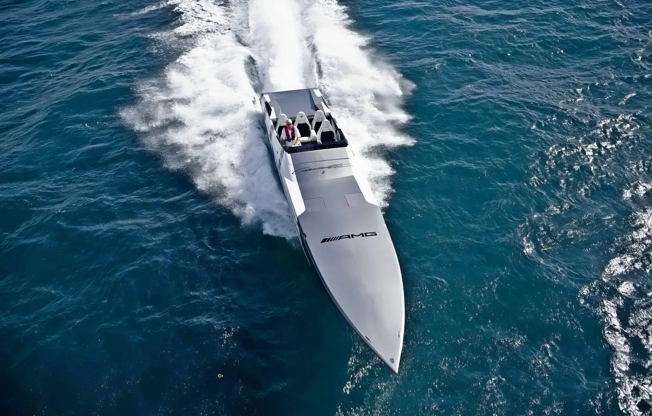 Фото обои гонка, лодка, скорость