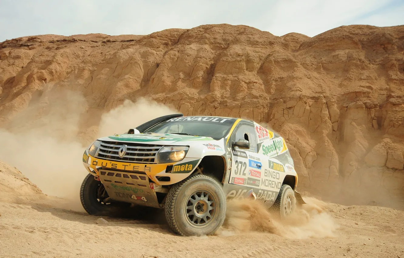 Фото обои rally, renault, dakar, duster