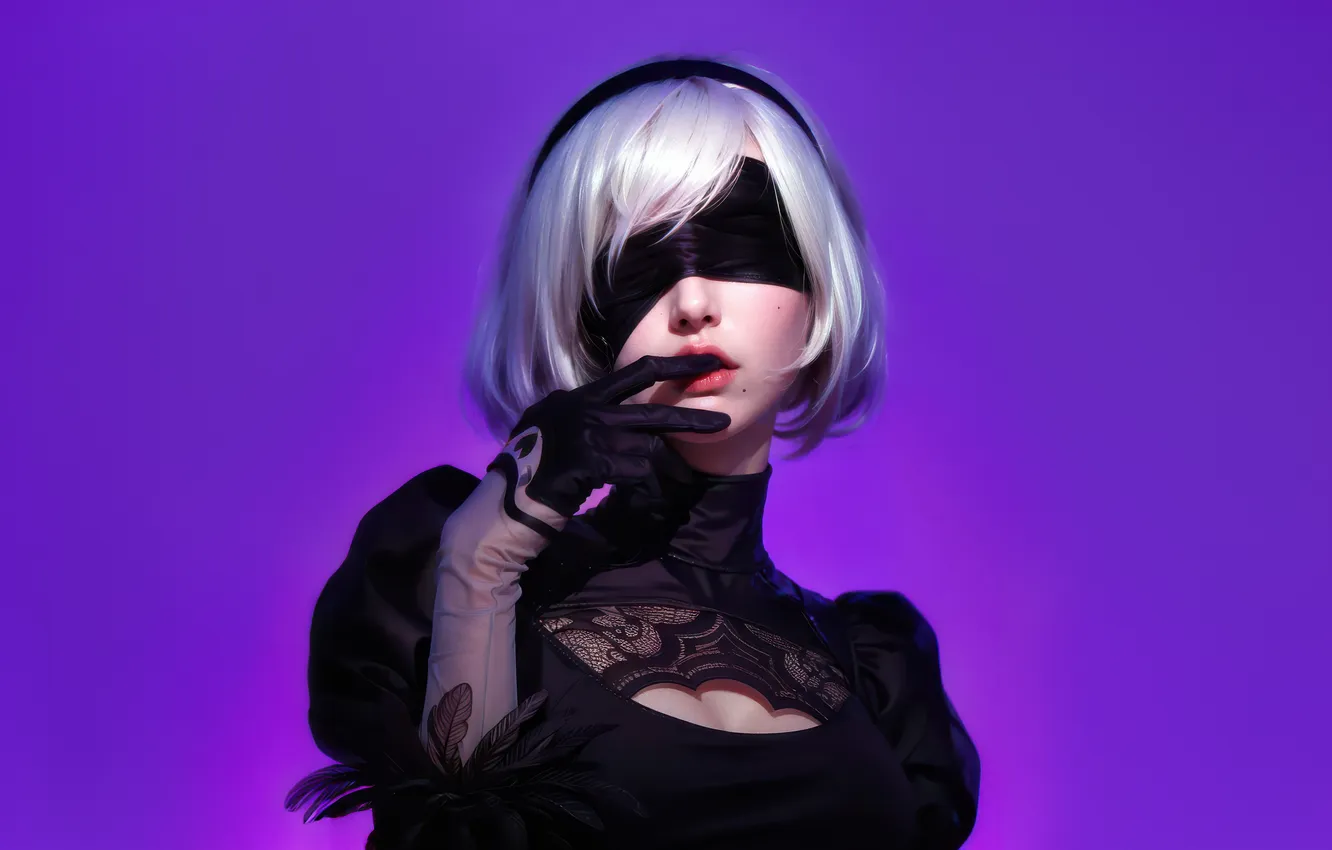 Фото обои games, Automata, 2b blade