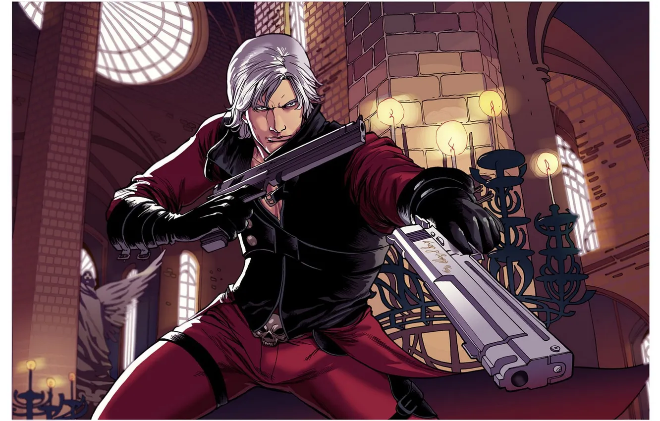 Фото обои art, Capcom, dante, fan, devil may cry 2