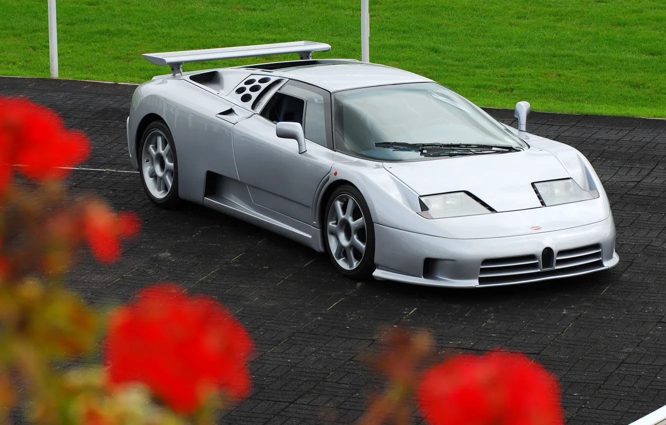 Фото обои Bugatti, supercar, Supersport, EB 110, Bugatti EB110 SS