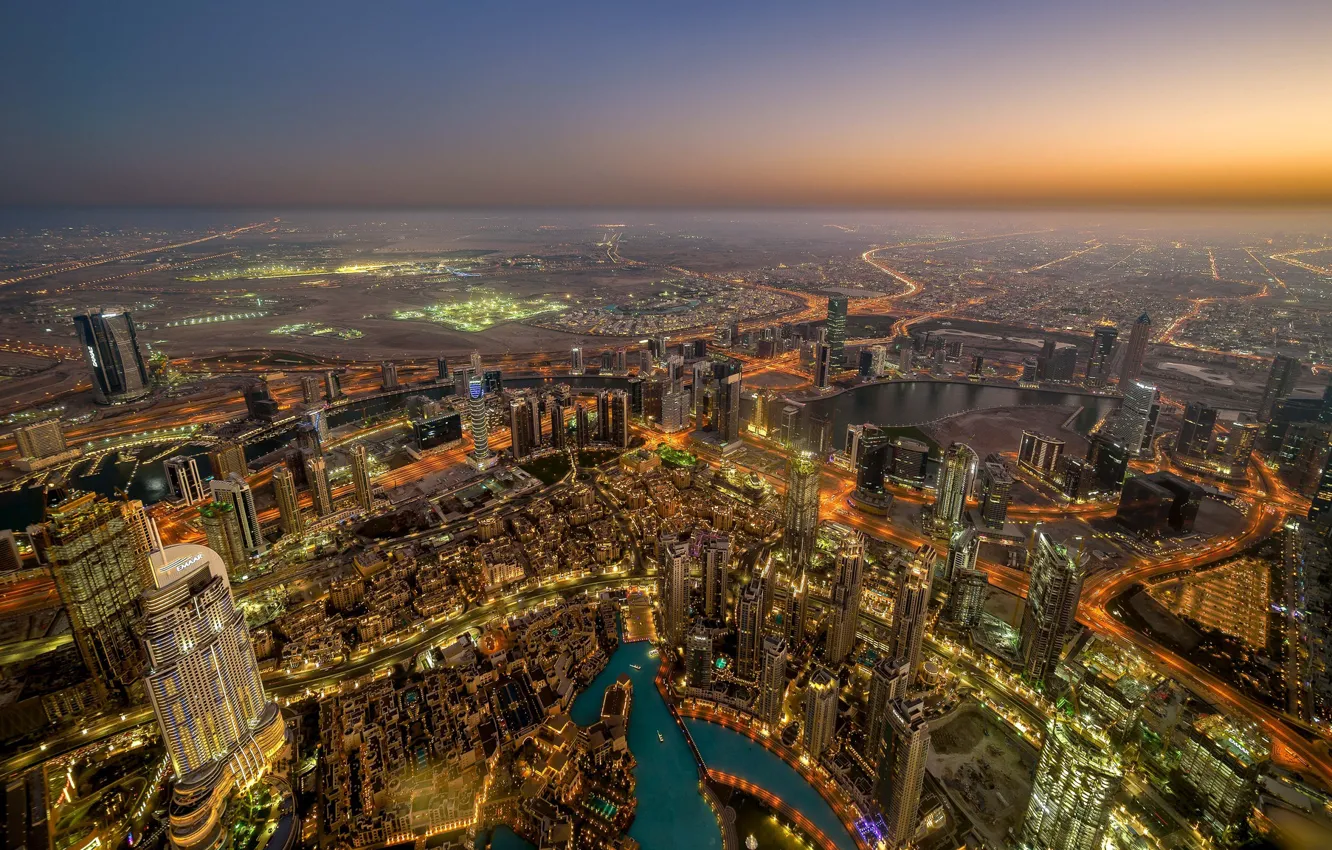 Фото обои город, Dubai, Community 345