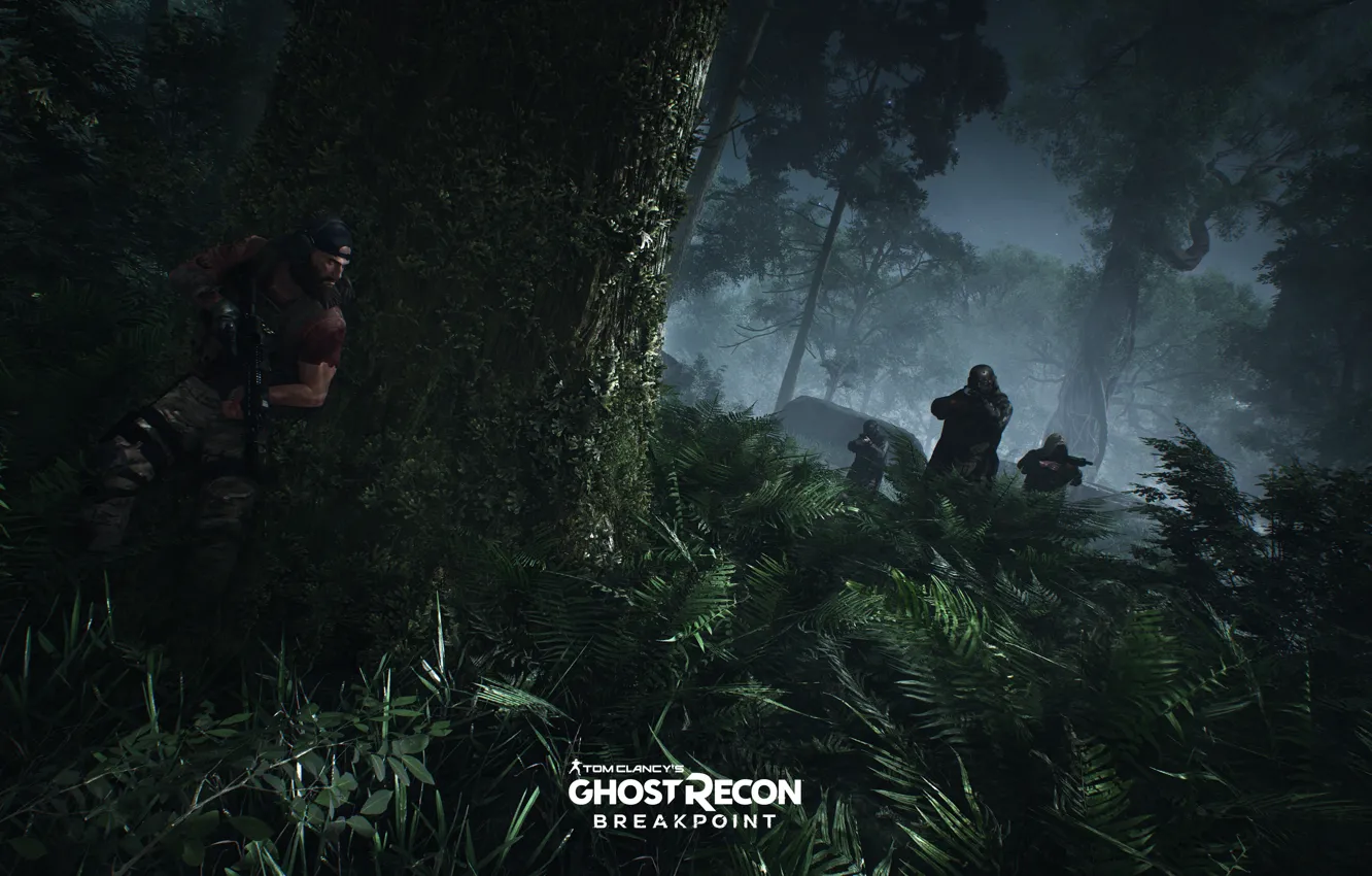 Фото обои jungle, ghost recon, combat, tom clancy's ghost recon, ghost recon breakpoint