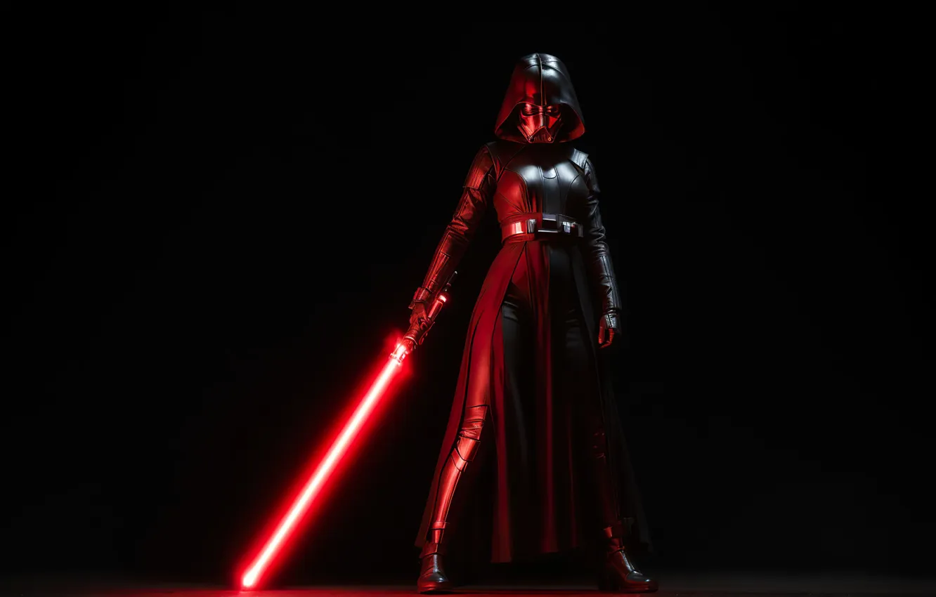 Фото обои Star Wars, girl, art, fantastic, digital art, lightsaber, sith lady, Inquisitor