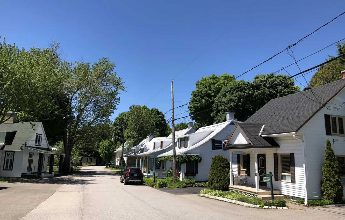 Фото обои Canada, Quebec, Village of Cap-Santé