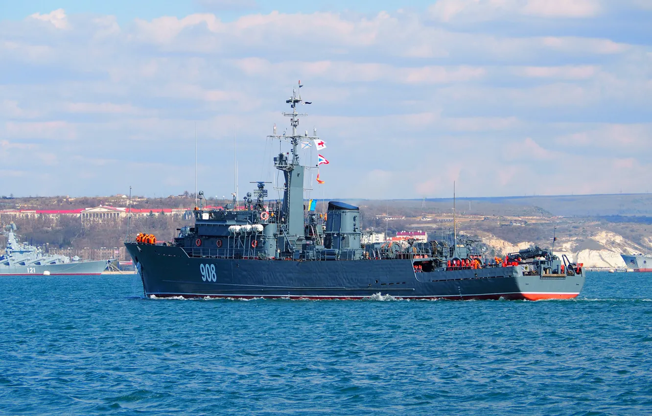 Фото обои морской, тральщик, Вице Адмирал Захарьин