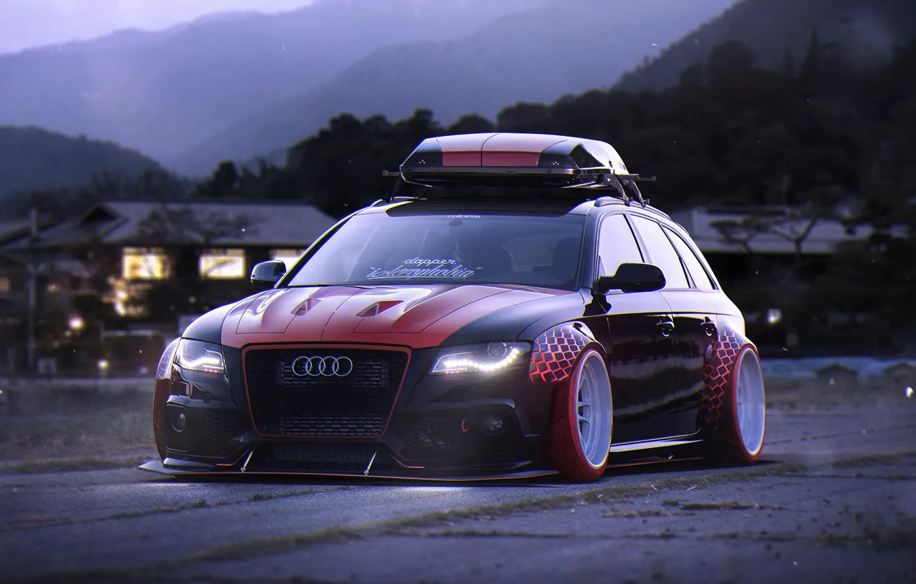 Фото обои Audi, Car, Tuning, Future, Stance, Low, Avant, by Khyzyl Saleem