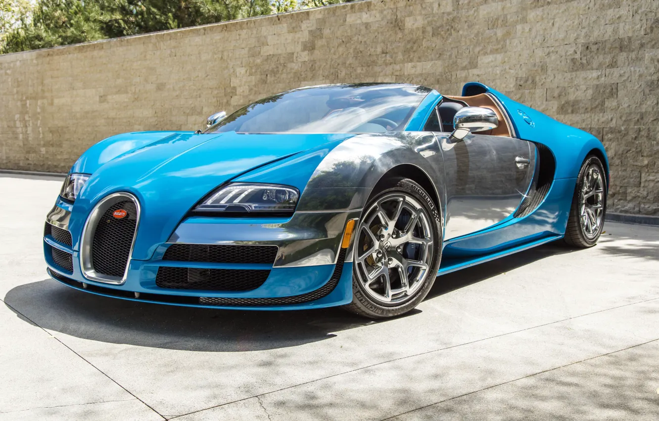 Фото обои Bugatti, Veyron, 2013, Vitesse Meo, Bugatti Veyron 16.4 Grand Sport