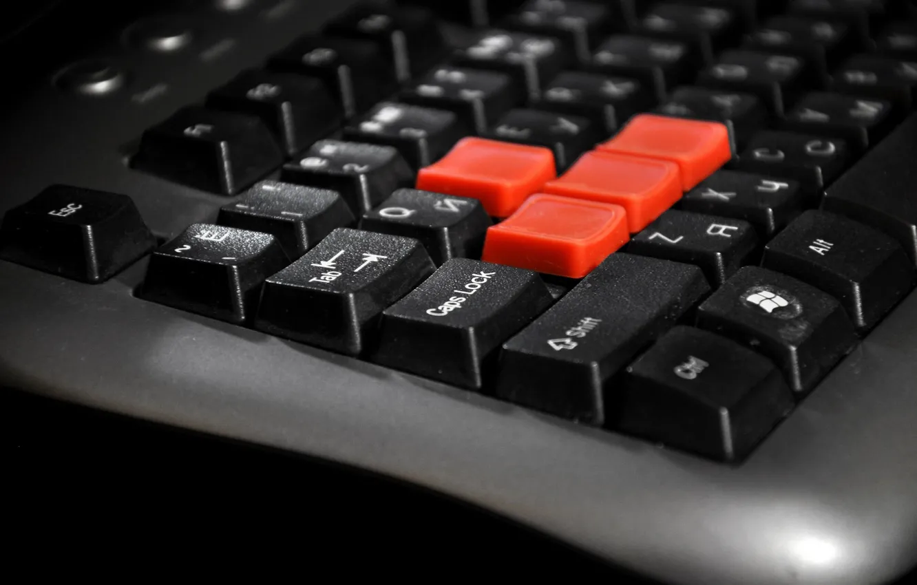 Фото обои WASD, buttons, keys, Keyboard, A4Tech, gaming keyboard