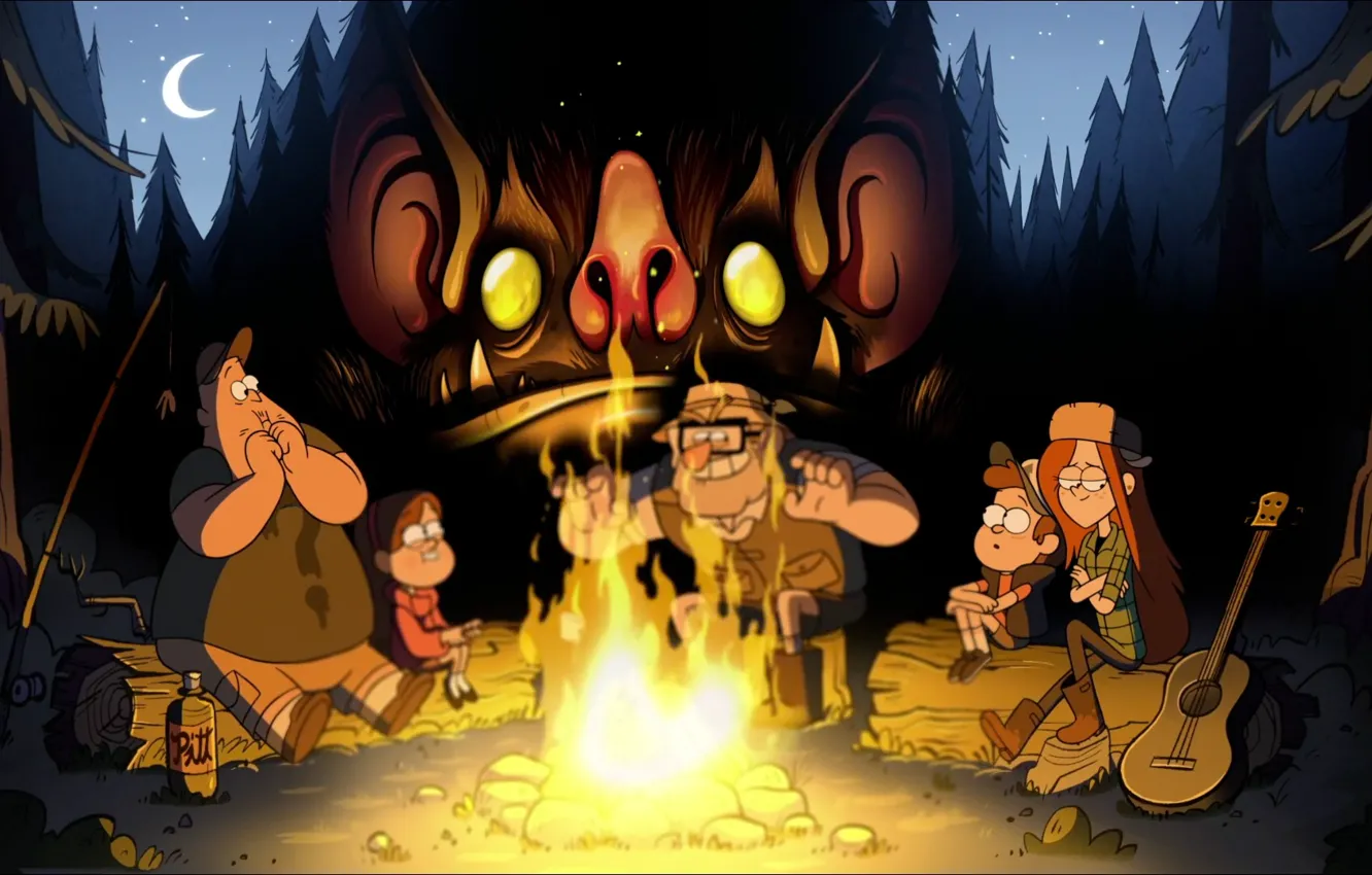 Фото обои Gravity Falls, Гравити Фолз, Disney Television Animation, Гравити Фоллс