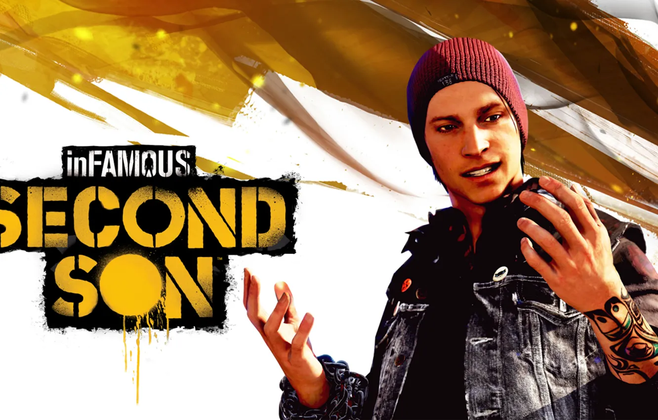 Фото обои sony, Sucker Punch, PlayStation 4, Delsin Rowe, Infamous: Second Son, Дурная Репутация: Второй Сын, Troy …