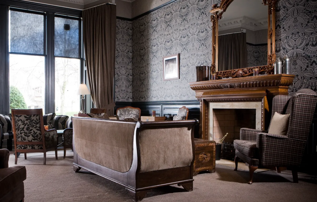 Фото обои interior, luxury, Glasgow, sitting room, townhouse