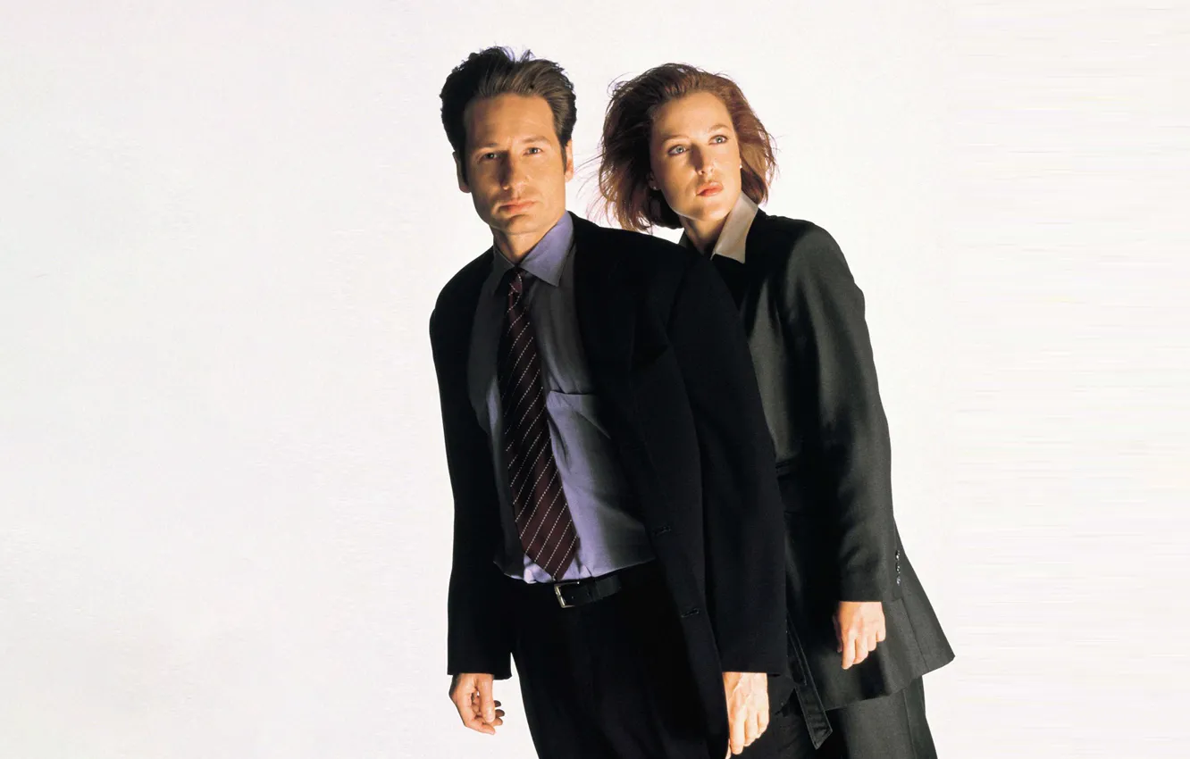 Фото обои сериал, The X-Files, Секретные материалы, Дана, Малдер