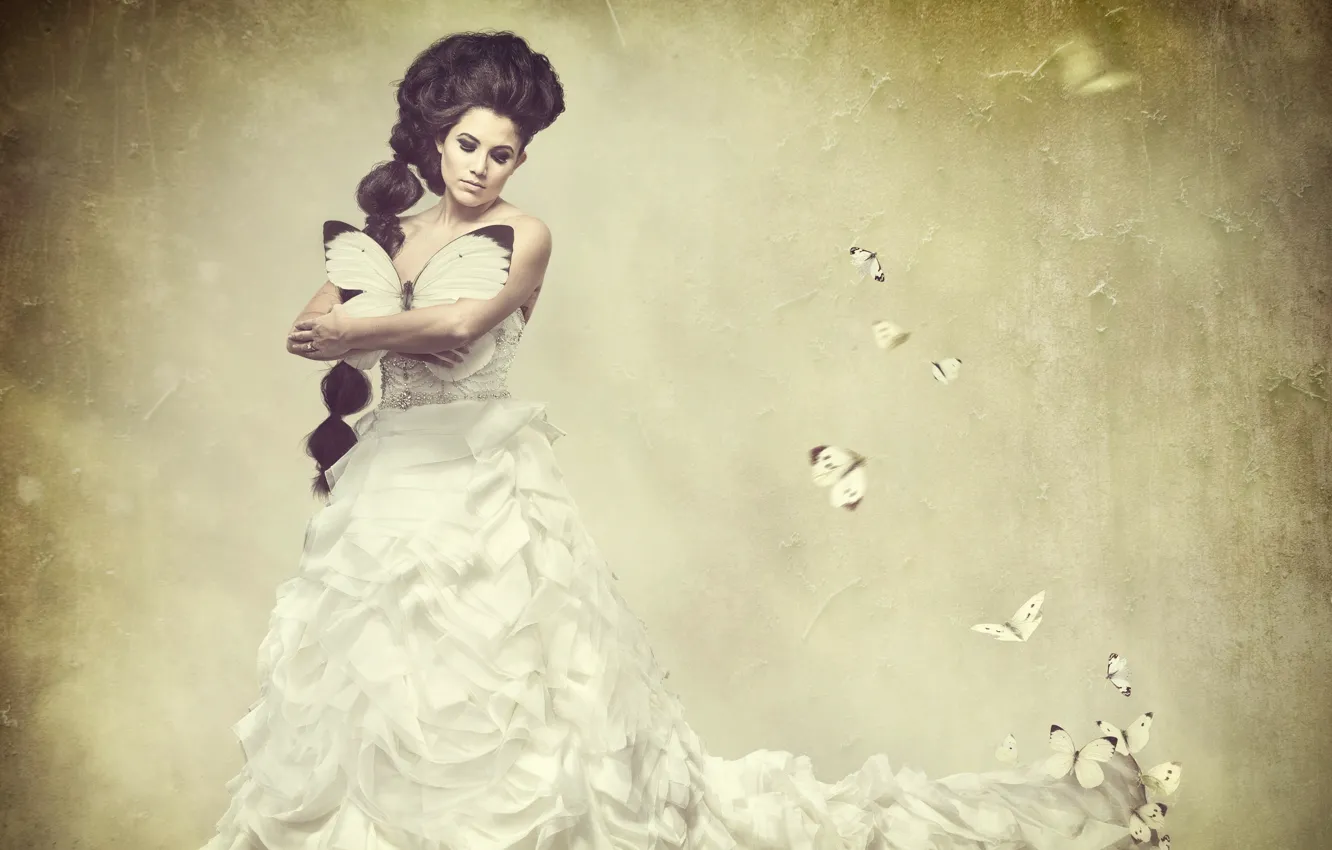 Фото обои ситуация, Bethany, Butterflies