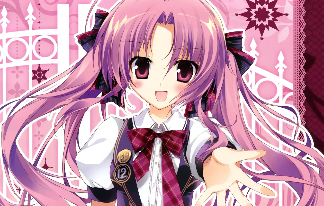 Фото обои kawaii, girl, pink hair, anime, pretty, japanese, sugoi, bishojo