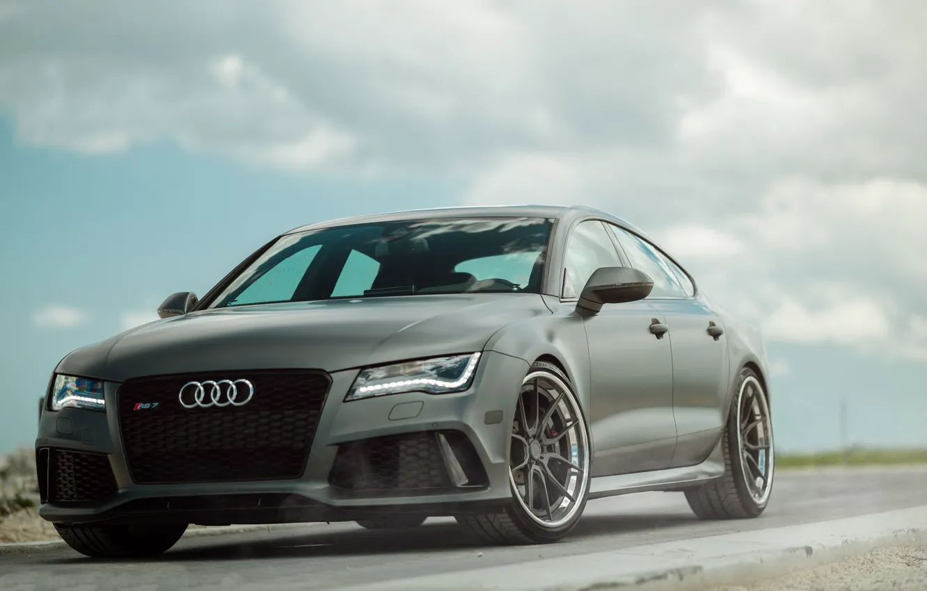 Фото обои Audi, Track, RS7, Spec, ADV5.0