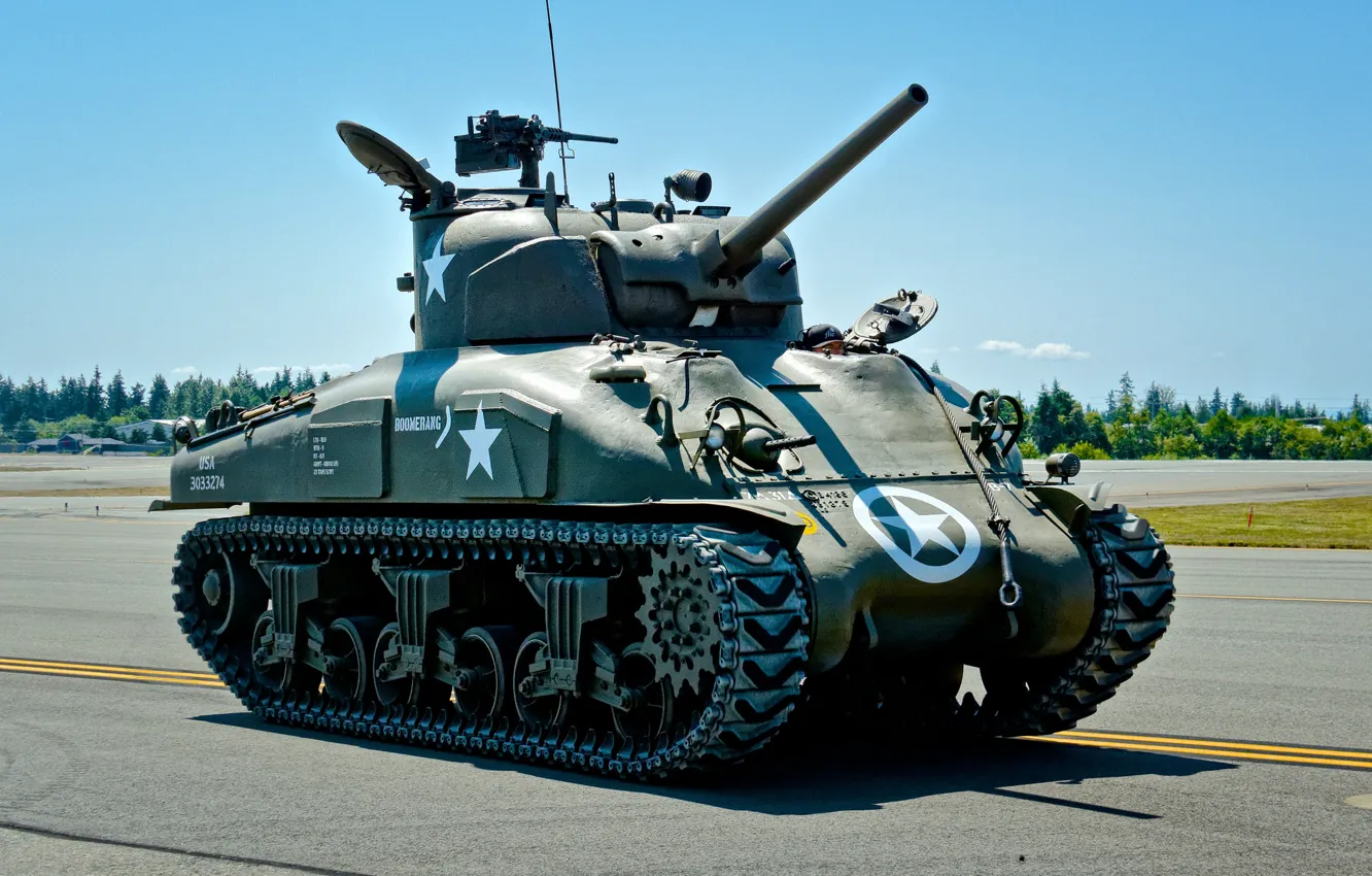 Фото обои войны, танк, средний, M4 Sherman, периода, мировой, Второй, «Шерман»