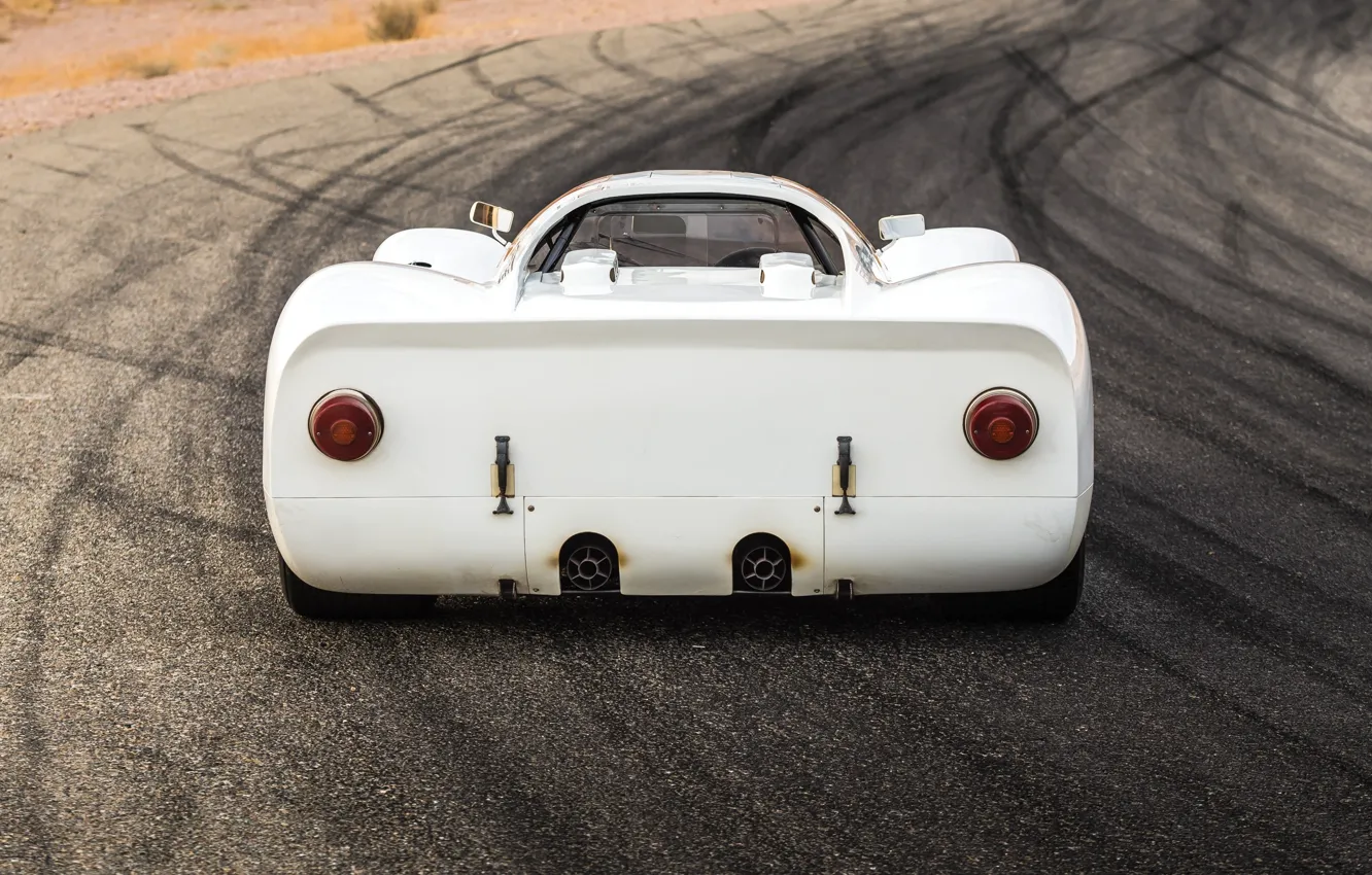Фото обои Porsche, racing car, rear view, Porsche 908