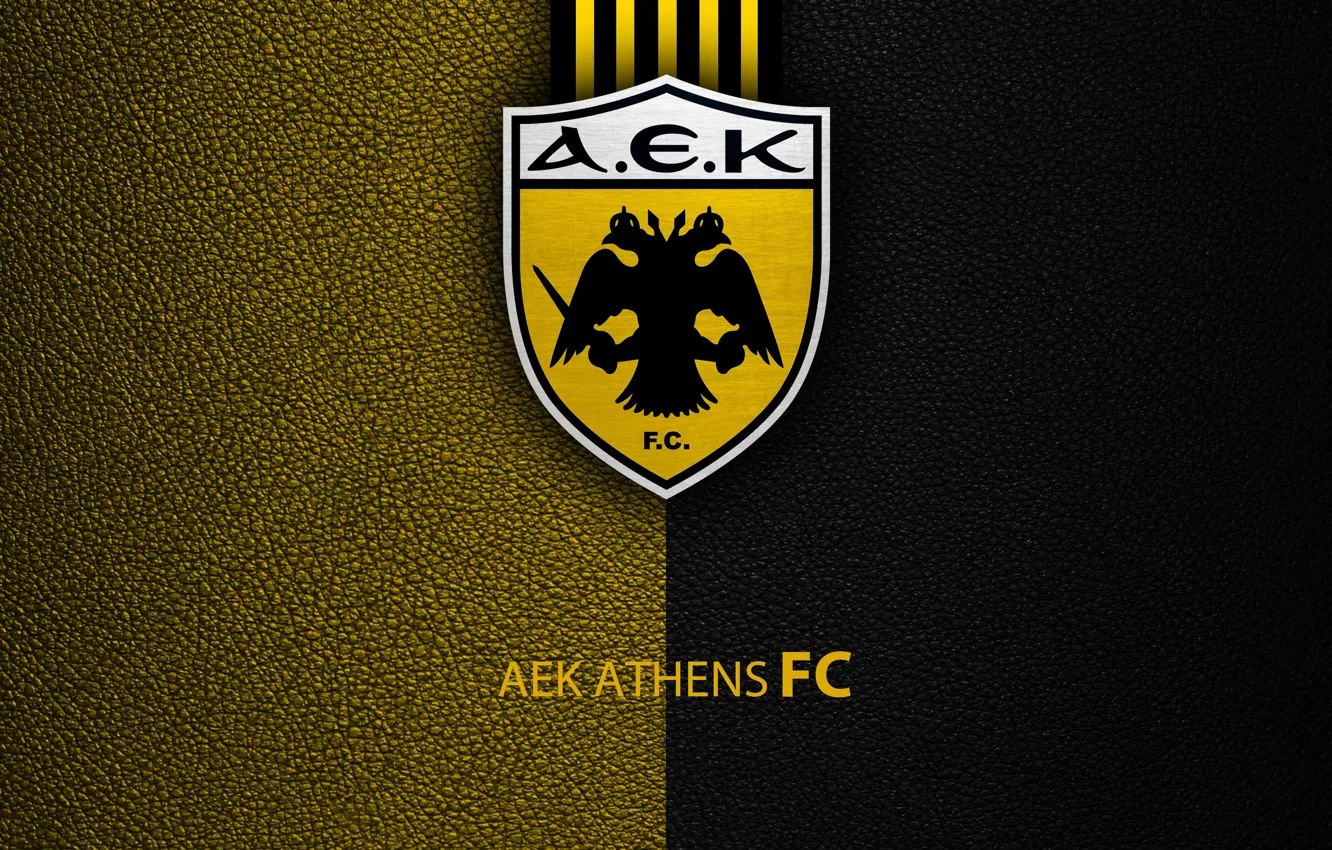 Фото обои wallpaper, sport, logo, football, Greek Super League, AEK Athens