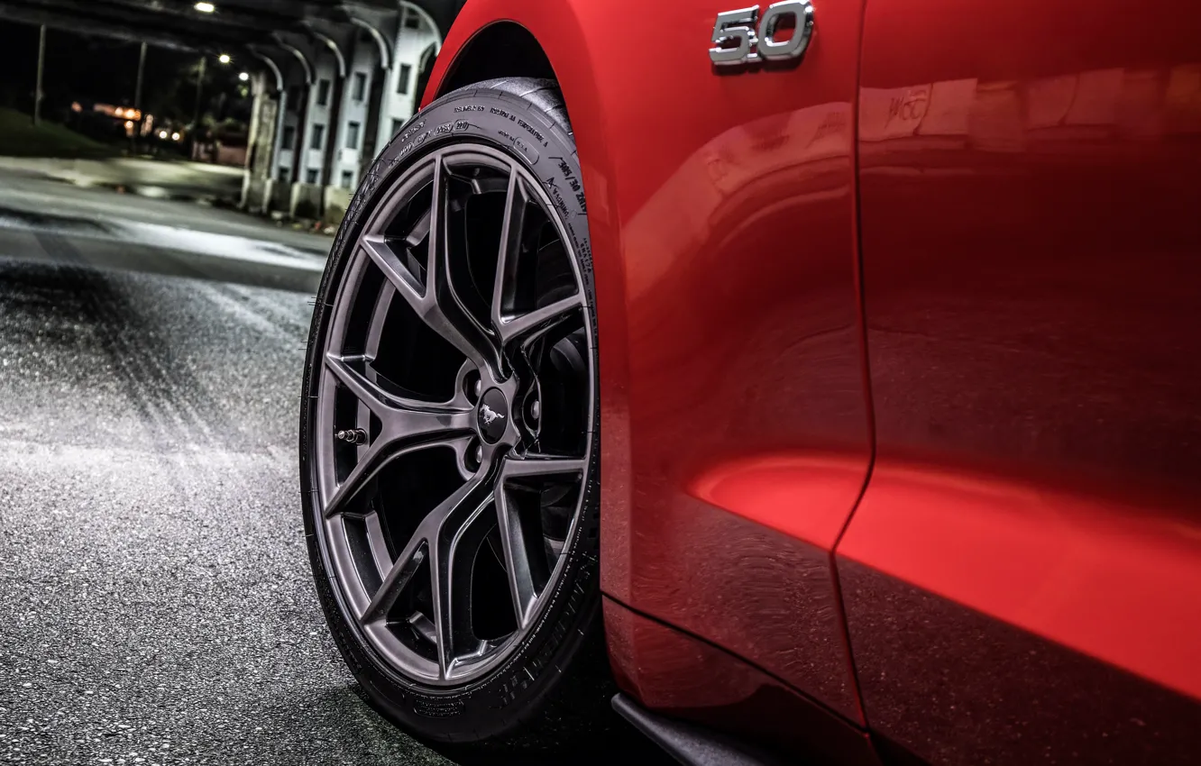 Фото обои Ford, колесо, 2018, Mustang GT, Level 2 Performance Pack