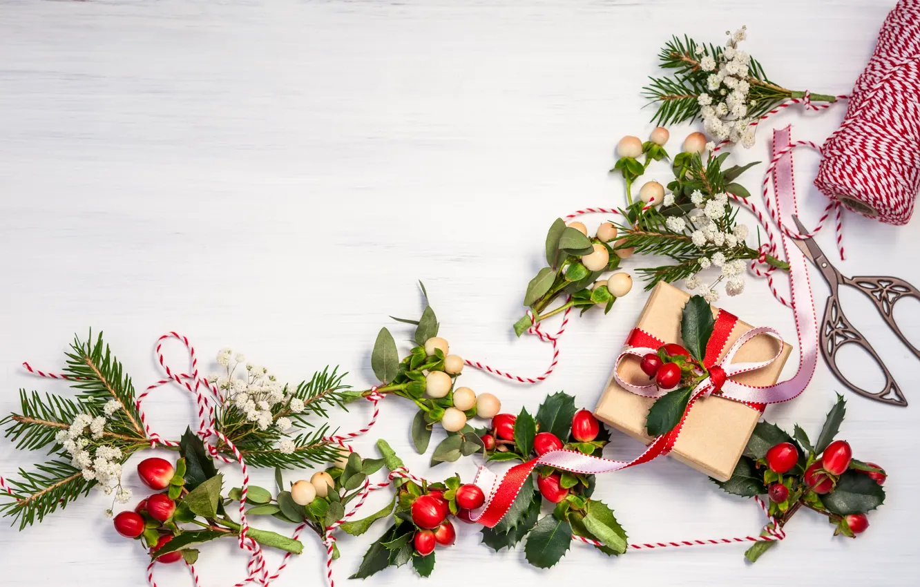 Фото обои снег, украшения, Новый Год, Рождество, Christmas, Xmas, decoration, gifts