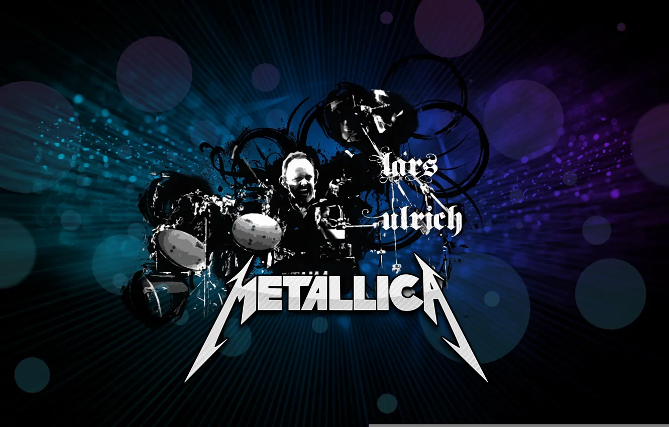 Фото обои rock, metallica, барабанщик, металлика, ларс урлих, lars ulrich
