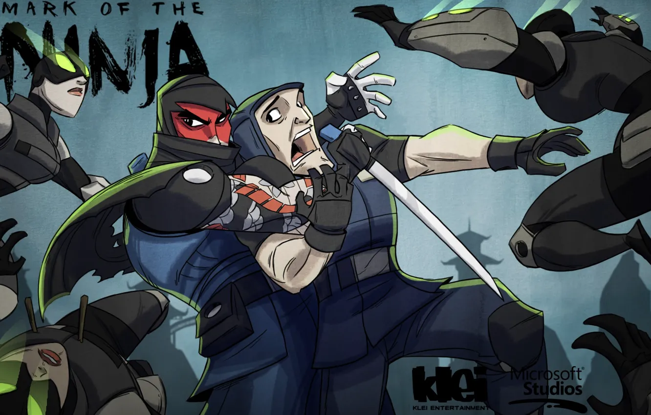 Фото обои игры, игра, Ninja, Mark of the ninja