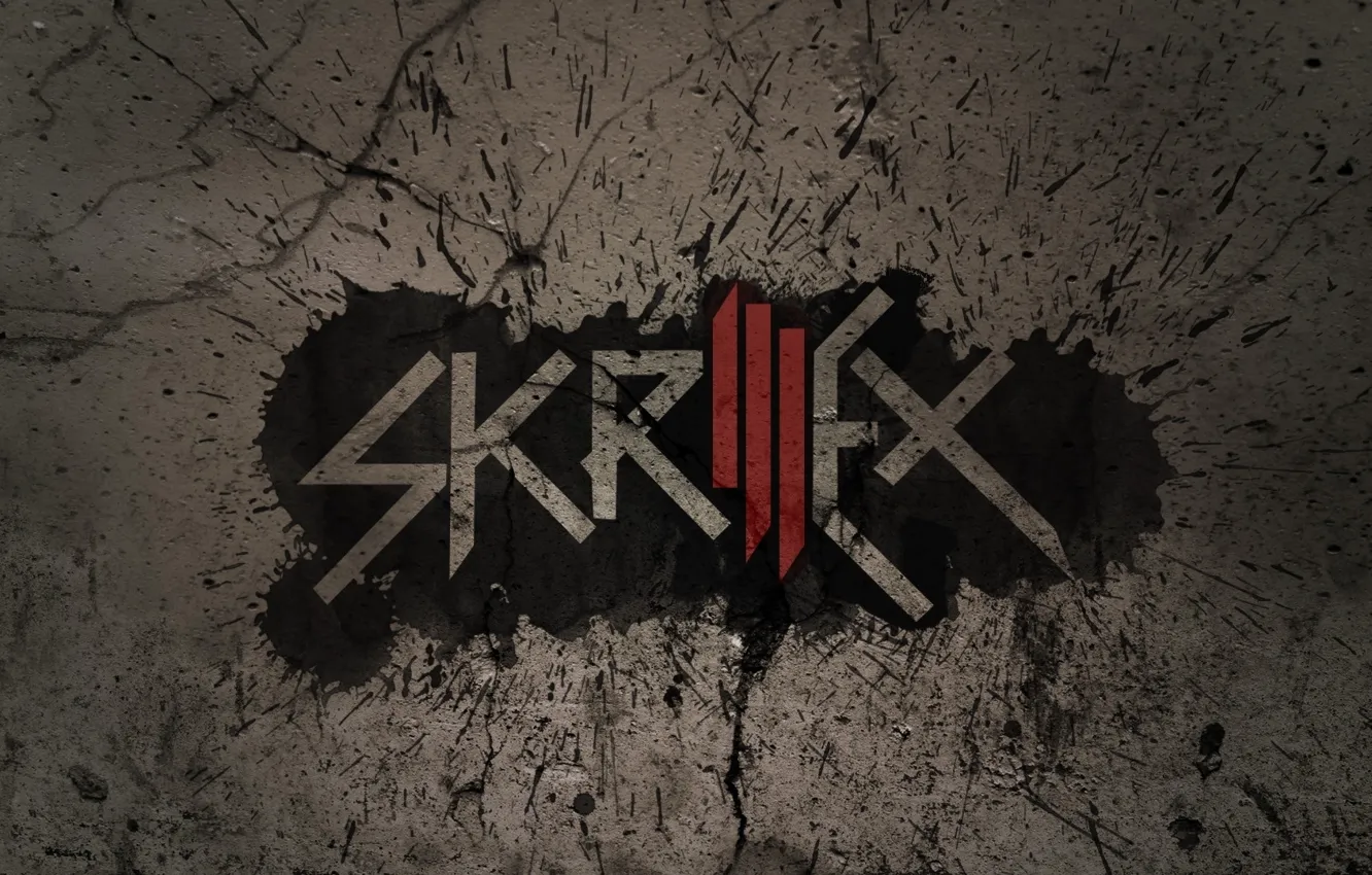 Фото обои музыка, логотип, dubstep, Skrillex