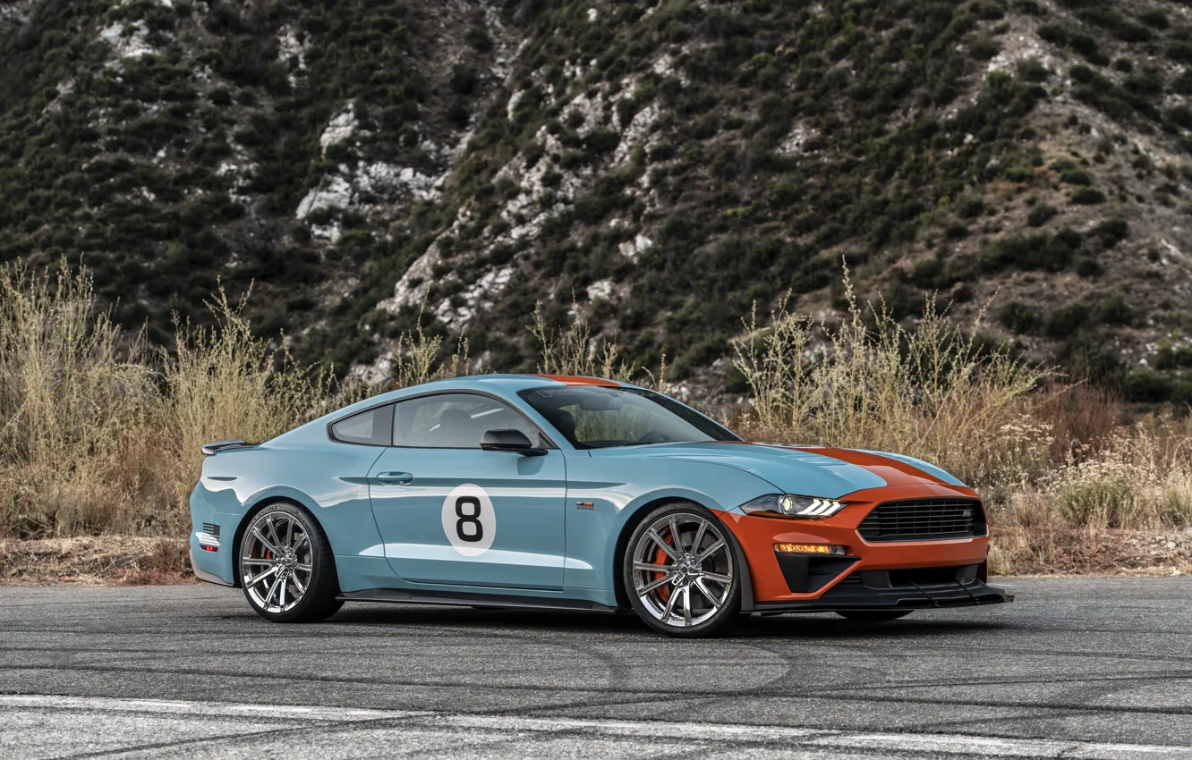 Фото обои Mustang, Ford, Mustang GT, Roush, 2019, Performance Stage 3