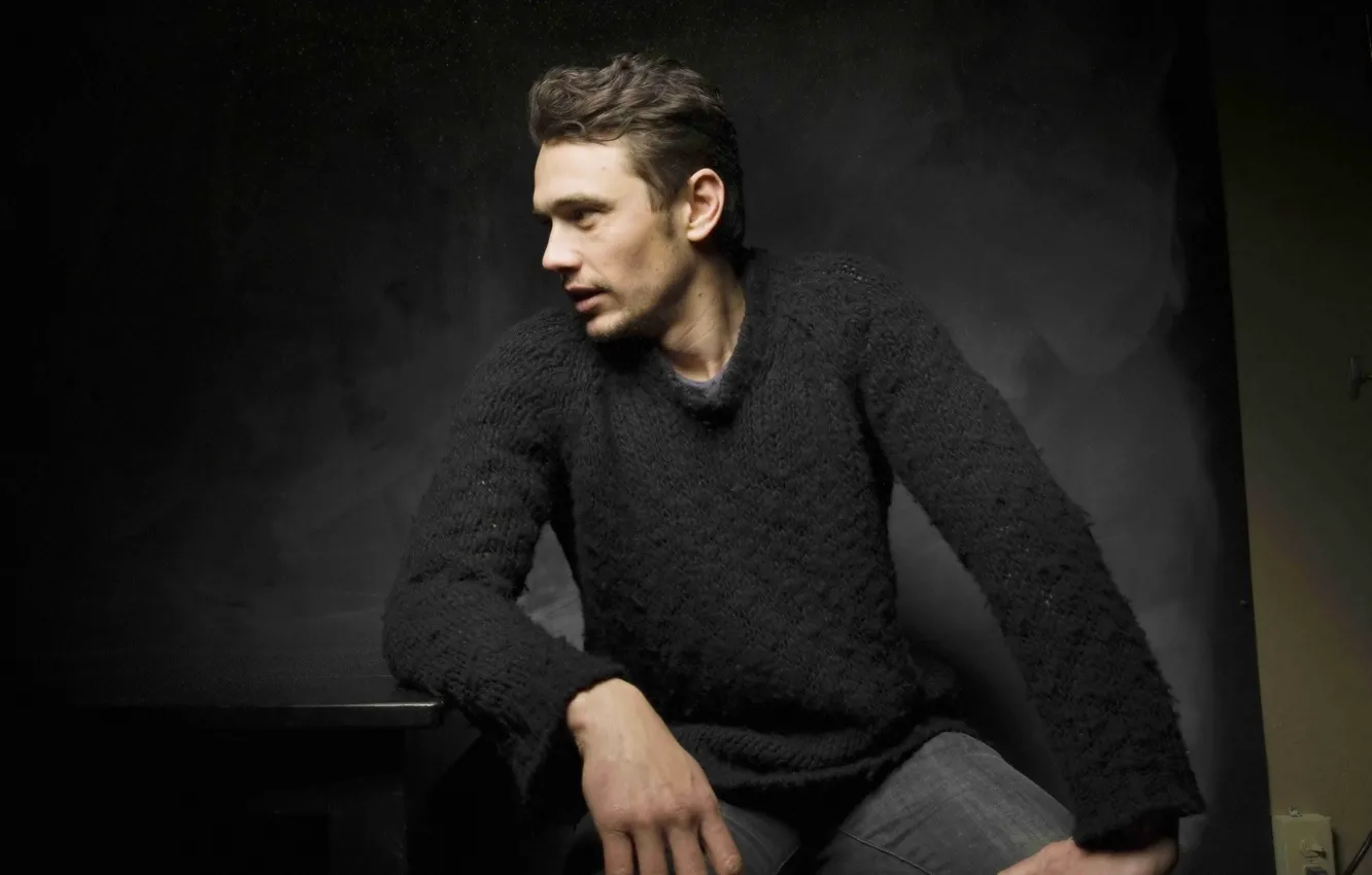 Фото обои актер, свитер, James Franco, Джэймс Франко