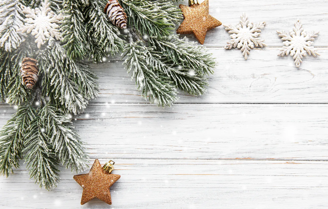 Фото обои снег, украшения, печенье, Рождество, Новый год, new year, Christmas, wood
