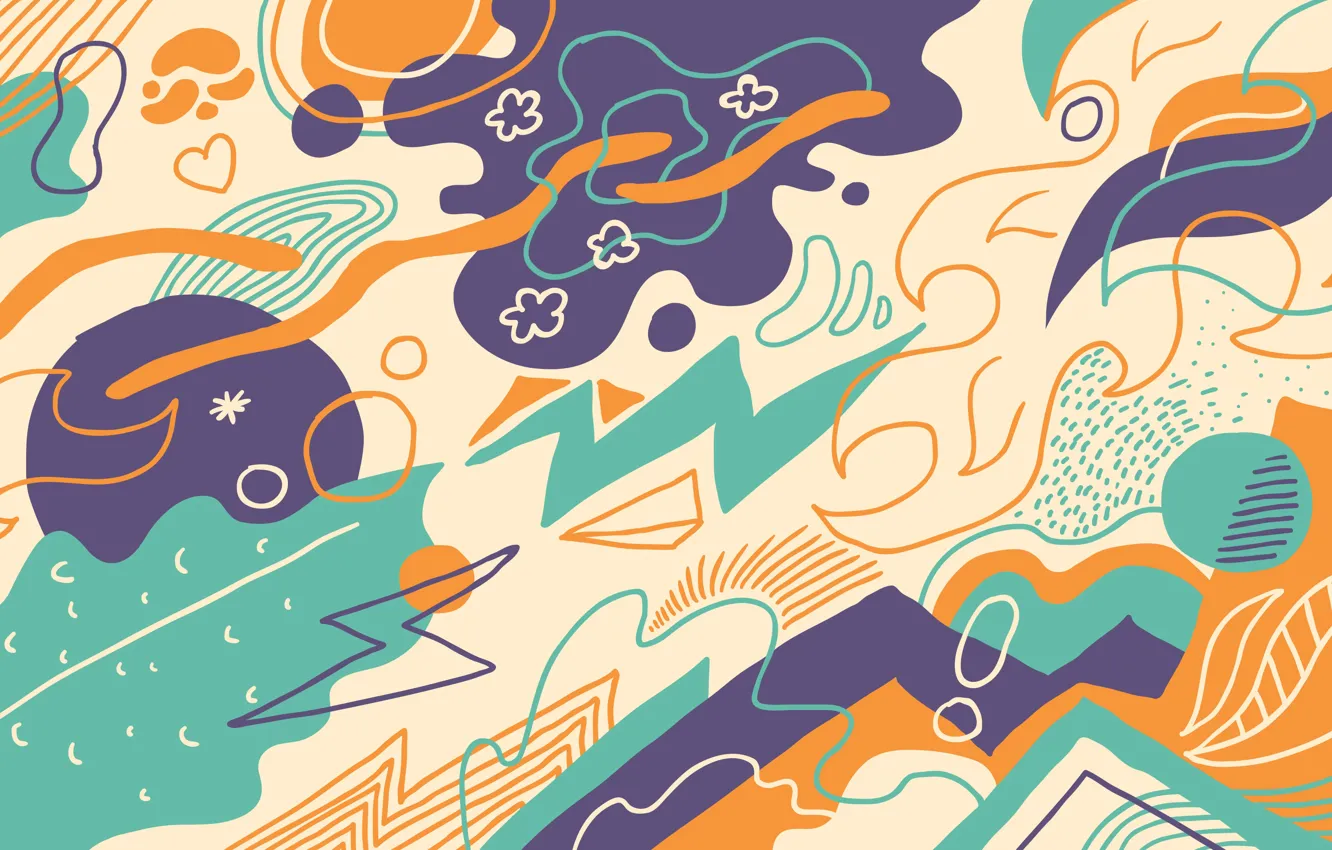 Фото обои абстракция, фон, вектор, арт